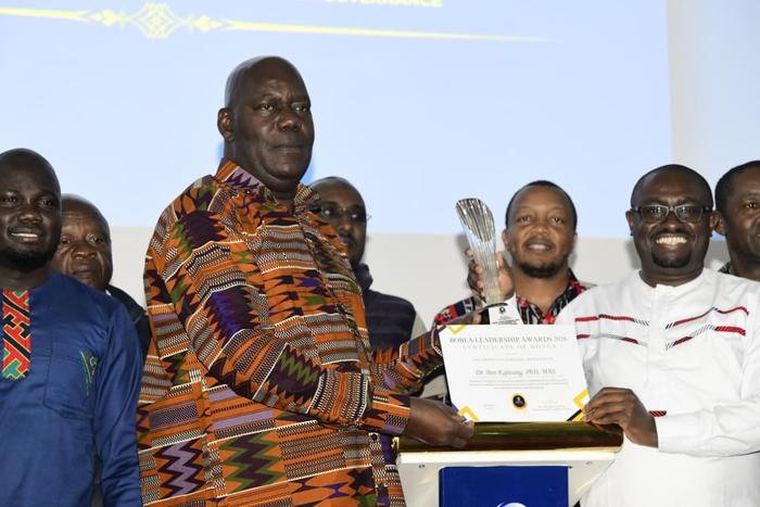 Chief Executive Officer of the College of Insurance, Dr. Ben Kajwang named Best-Performing CEO at the 2026 BOBEA Leadership Awards