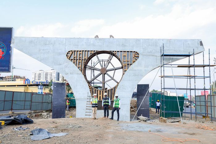 Construction of Junction Mall Flyover along Ngong Road