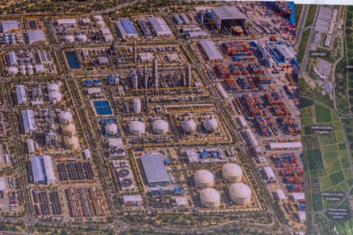 Artistic impression of the Dangote East Africa Refinery