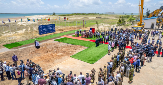The groundbreaking ceremony of the Dangote East Africa Refinery. (Image: PCS)