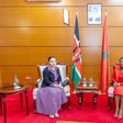 Princess Lalla Asma of Morocco, daughter of King Hassan II, with Rachel Ruto, First Lady of The Republic of Kenya