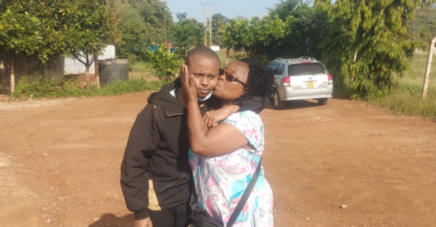Billy Mwangi reunites with his mother after being released