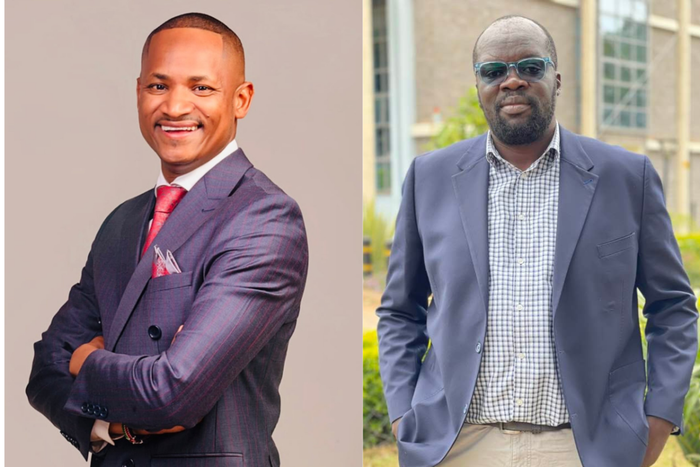 Embakasi East MP Babu Owino and Kileleshwa MCA Robert Alai