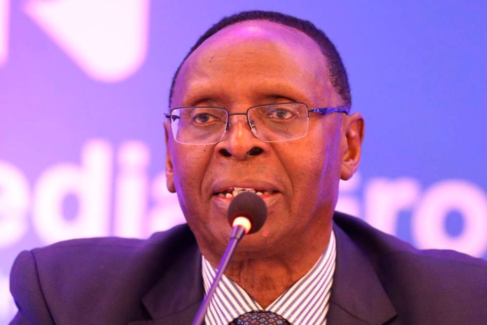 Outgoing Nation Media Group Chairman Dr Wilfred Kiboro