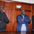 Francis Asanyo, Peter Omari and Elvis Obaigwa when they appeared in court