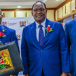 Treasury Cabinet Secretary John Mbadi with PS Chris Kiptoo