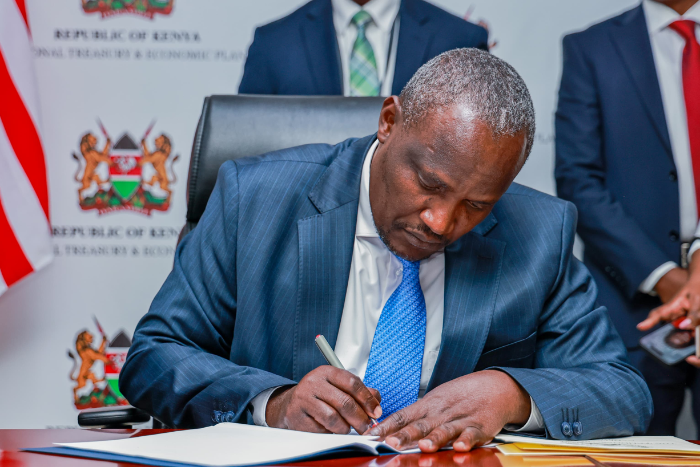Treasury Cabinet Secretary John Mbadi