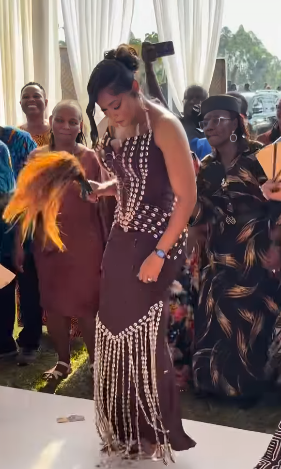 Sharlet Mshai dancing as she sealed her romance with DJ Xclusive in a glamorous wedding on Saturday, September 5, 2026