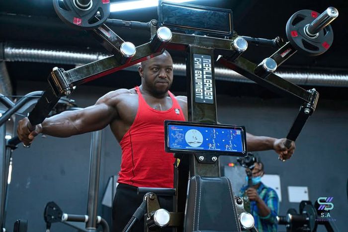 Popular fitness trainer and body builder Gachau Njoroge