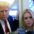 President Donald Trump with Karoline Claire Leavitt