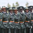 Kenya Prisons Service officers during a passout parade