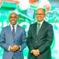 From left, Dr. Peter Ndegwa, Group CEO Safaricom PLC and Dilip Pal, Group Chief Finance and Innovation Officer Safaricom PLC