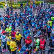 Nairobi City Marathon participants