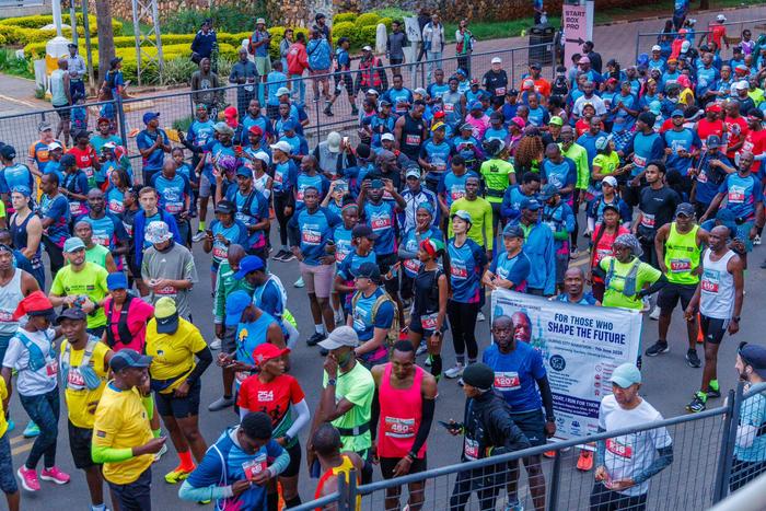 Nairobi City Marathon participants