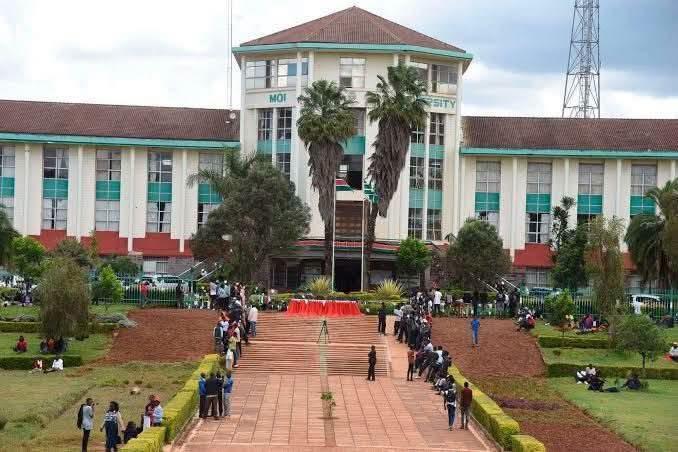 An undated image of the Administration Block at Moi University Main Campus (Image: Files)