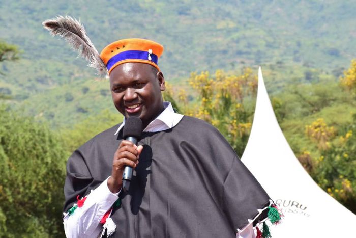 Education PS Julius Bitok speaking during a past function