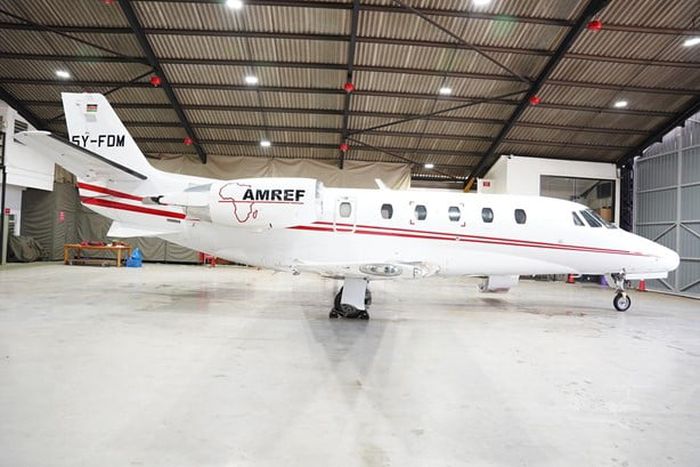 AMREF Cessna Citation XLS aircraft that crashed in Mwihoko