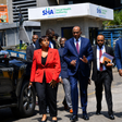 Health CS Aden Duale with SHA CEO  Dr Mercy Mwangangi ahead of National Ambulance Dispatch Centre launch. (Image: SHA)