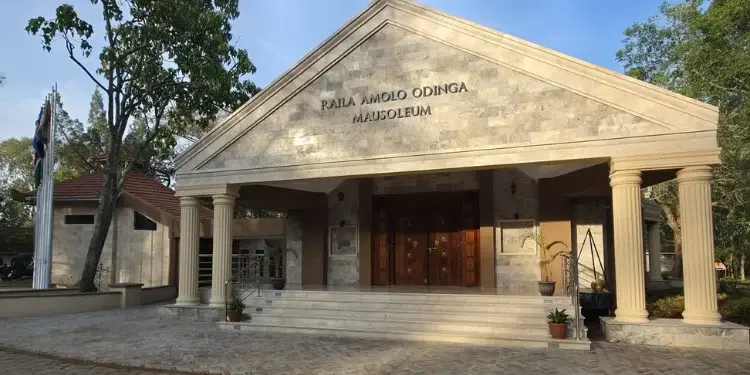Raila Odinga  mausoleum in Bondo,Siaya county.