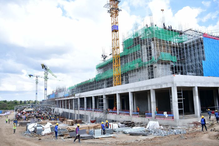 Bomas International Convention Complex construction
