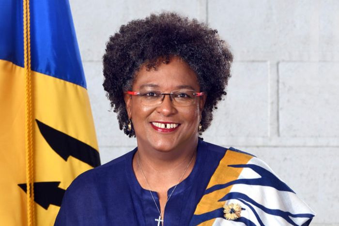 Barbados Prime Minister Mia Mottley, one of 12 women Heads of State in the World