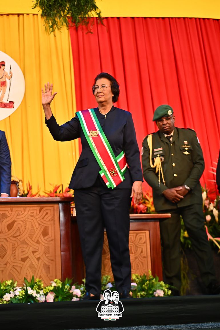 Jennifer Geerlings-Simons, Suriname's first female president