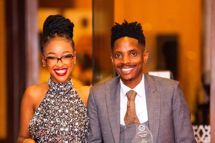 Lynn Njihia and Eric Omondi