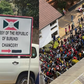 Hundreds of Burundians gathered at the Embassy of Burundi along Dennis Pritt Road in Nairobi, with many seeking passports, emergency travel documents and other paperwork on September 7, 2026. (Image: UGC)