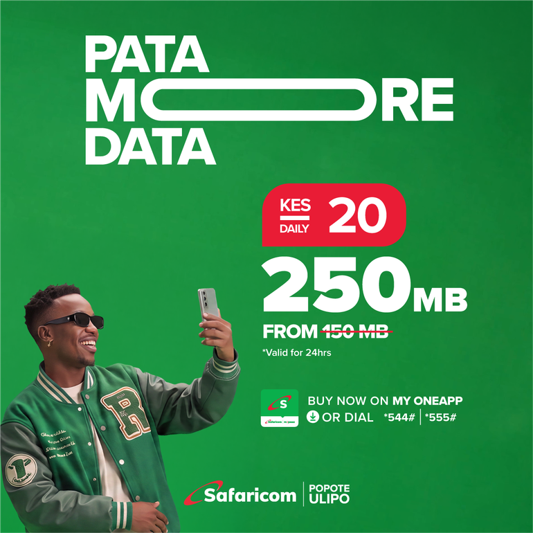 The Safaricom Pata More campaign is a nationwide customer value initiative launched in July 2026 by Safaricom to celebrate hitting over 30 million data customers (Image: Files)