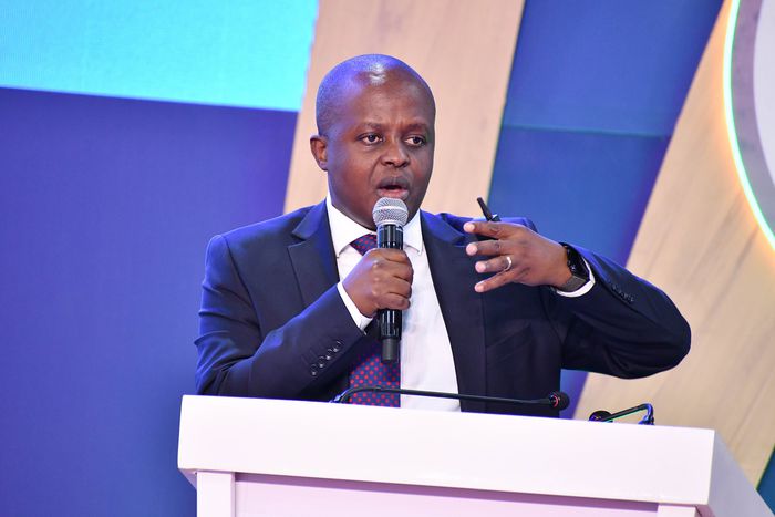John Mwendwa, CEO, Kenya Investment Authority, speaking at the 25th COMESA Summit