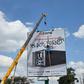Shock as daring Nairobi man vandalises billboard in broad daylight