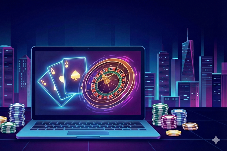 Online casino illustration