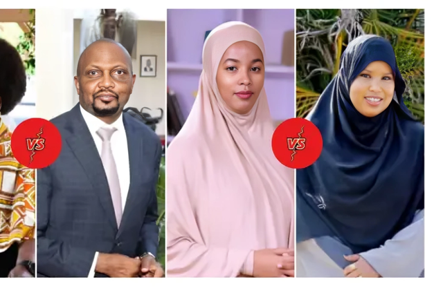 Suba North MP Millie Odhiambo, former Gatundu South MP Moses Kuria, nominated MP Umulkheir Harun Mohamed and EALA MP Falhada Iman