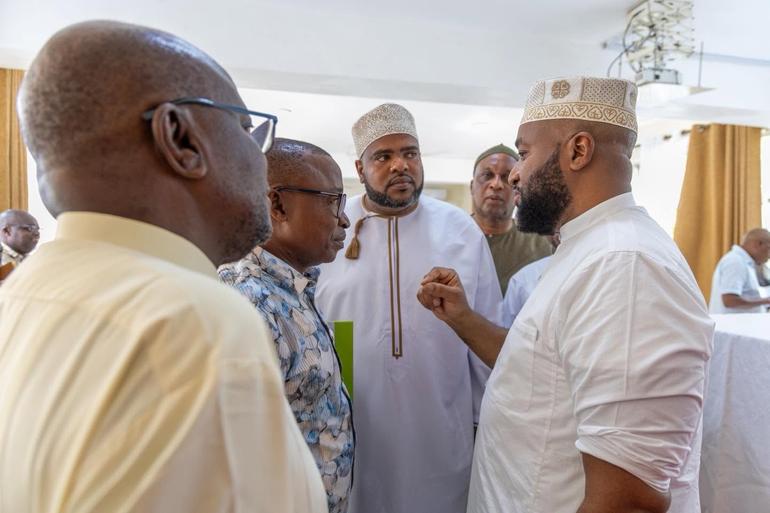 Mining CS ali Hassan Joho and other stakeholders during a consultative meeting with the leadership of Kwale County regarding the Mrima Hill Strategic Minerals project (Image: Files)
