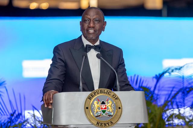 President William Ruto at the COMESA leaders' dinner, State House Nairobi