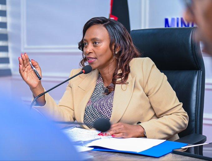 Mary Muthoni, the Principal Secretary for Public Health and Professional Standards