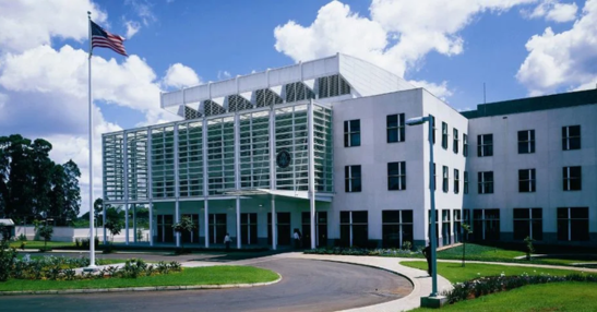 The United States Embassy in Nairobi, Kenya