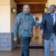 President William Ruto pays a visit to his predecessor former President Uhuru Kenyatta at his Gatundu South home