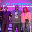 David Muriithi – Finance Director, Six Arms Limited & CEO, Creative Enterprise Center(left), Gathoni Kimuyu – Creative Producer, Fakii Liwali – Creative Executive Producer & Maandy – Recording Artist