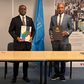 Principal Secretary in the State Department for Internal Security and National Administration, Raymond Omollo, and Evariste Karambizi, Director of UNITAR’s Division for Peace.