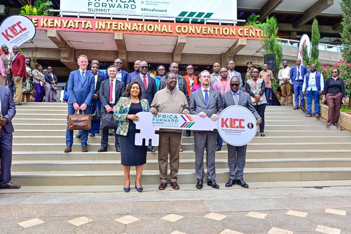 Tourism CS Rebecca Miano, Prime Cabinet Secretary Musalia Mudavadi, France Ambassador Arnaud Suquet, and Foreign Affairs PS Korir Sing'oei