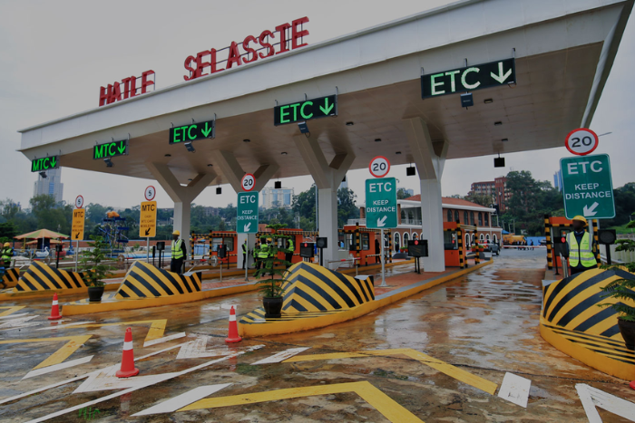 Nairobi Expressway Haile Selassie toll station