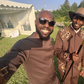 Journalist Larry Madowo with Charlene Ruto and her Tanzanian fiancé Isaya Yunge