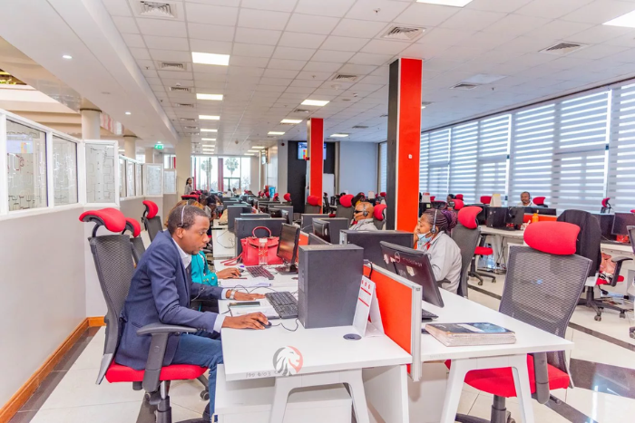 Kenya Revenue Authority (KRA) staff at a regional office