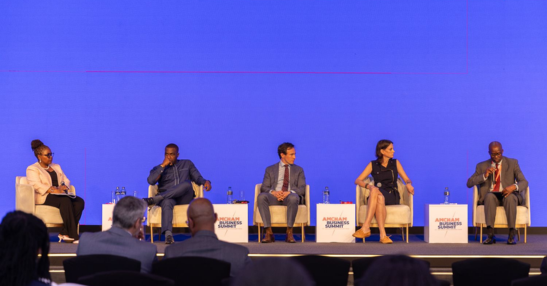 Panelists at the AmCham Business Summit