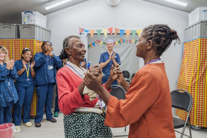 Marie Jeanne and her daughter Germaine