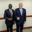 President William Ruto with President Donald Trump