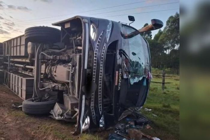 A vehicle that's been involved in an accident