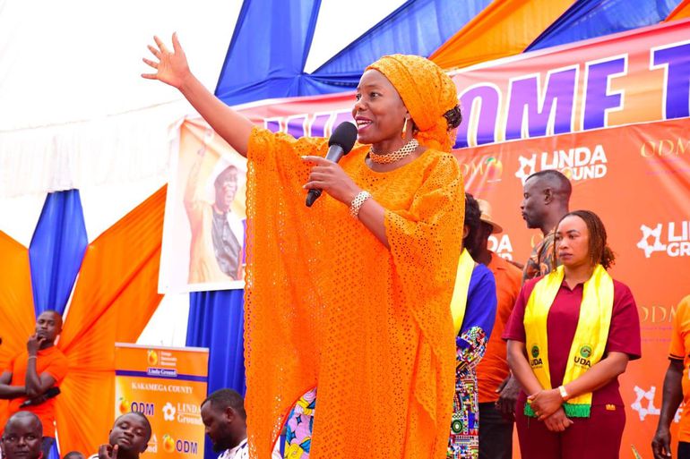 ODM acting Secretary General and Busia Woman Representative Catherine Nakhabi Omanyo