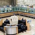 The banking floor at the Central Bank’s headquarters in Nairobi